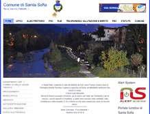 Tablet Screenshot of comune.santa-sofia.fc.it